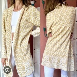 Women's Cream Cardigan Sweater